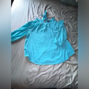 Kaari Blue Women's Long Sleeve Blouse